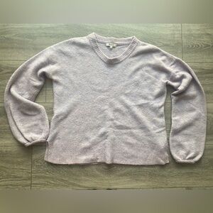 Madewell Lilac Sweater Size S Lantern sleeves